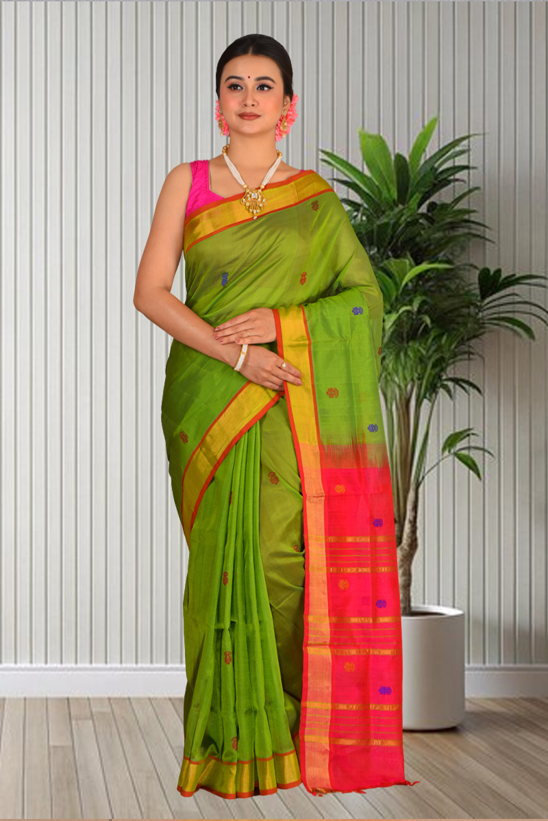 Sico Mangalgiri Silk Saree (adi88551)