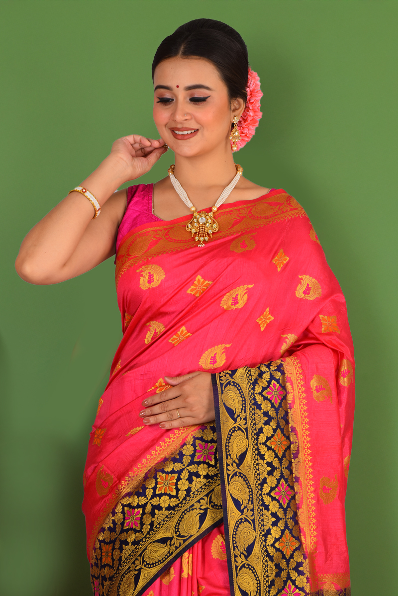Semi Khaddi Silk Saree (adi88563) hover
