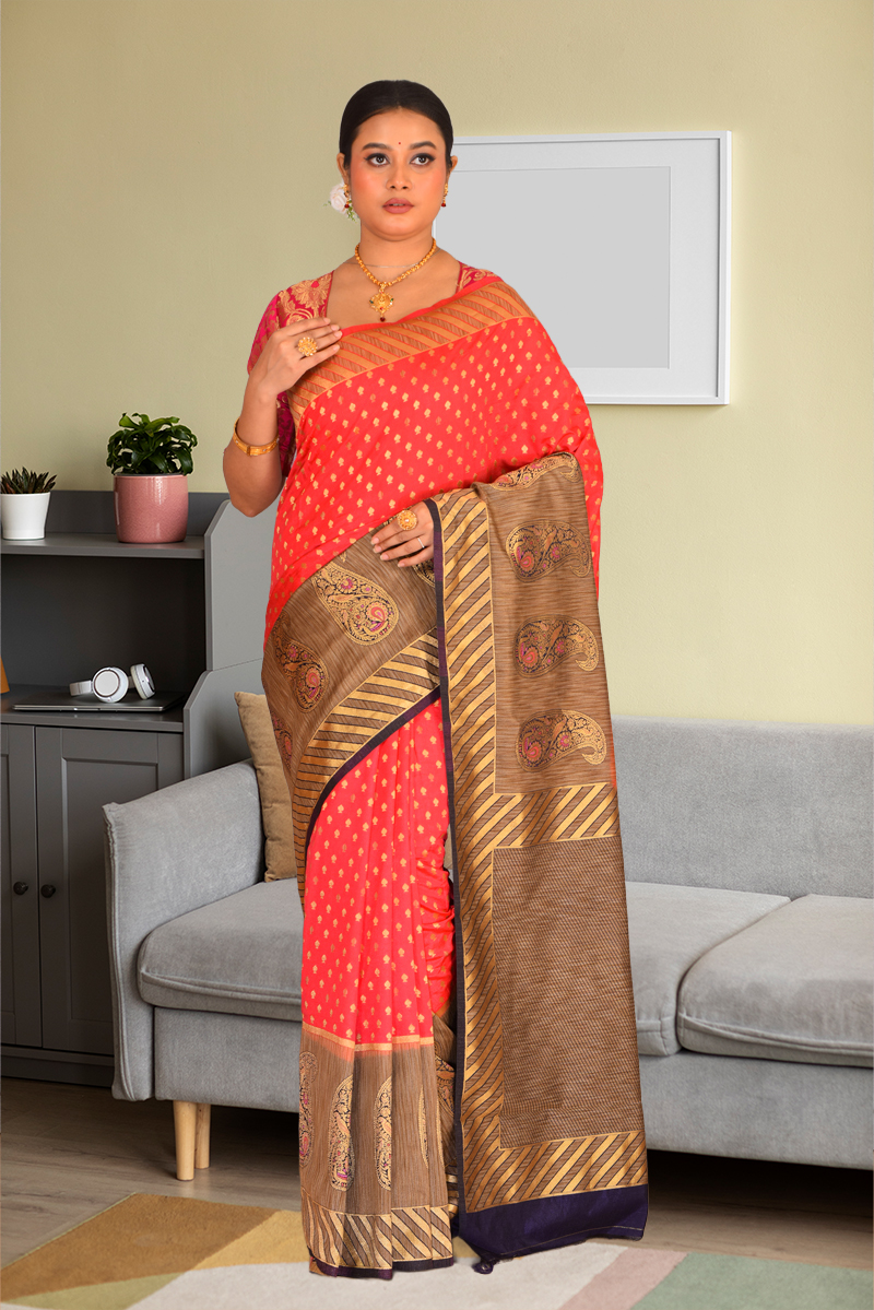 Khaddi Silk Saree (adi88778)